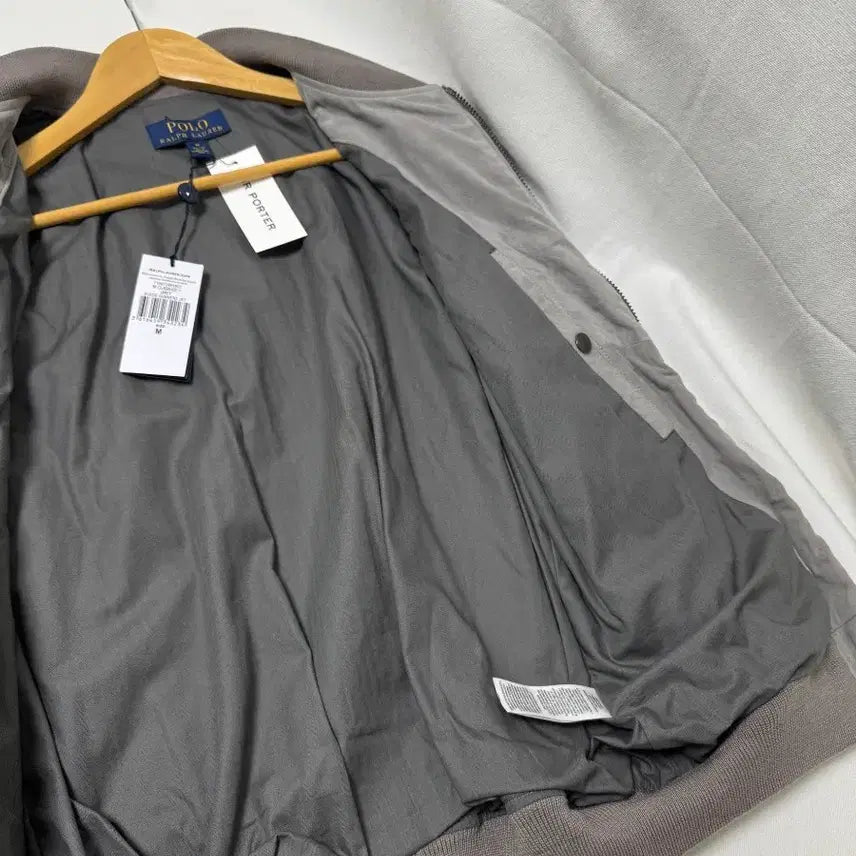 [SOLD OUT] 폴로 랄프로렌 스웨이드 봄버 가죽 자켓 M