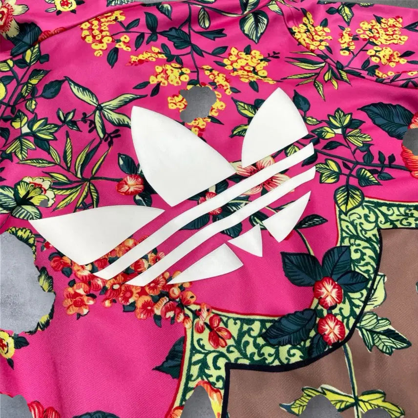 [BUNJANG] Adidas Hardineto Flower Firebird Track Top Jacket / 아디다스 Adidas 하르디네토 플라워 파이어버드 트랙탑 져지 85