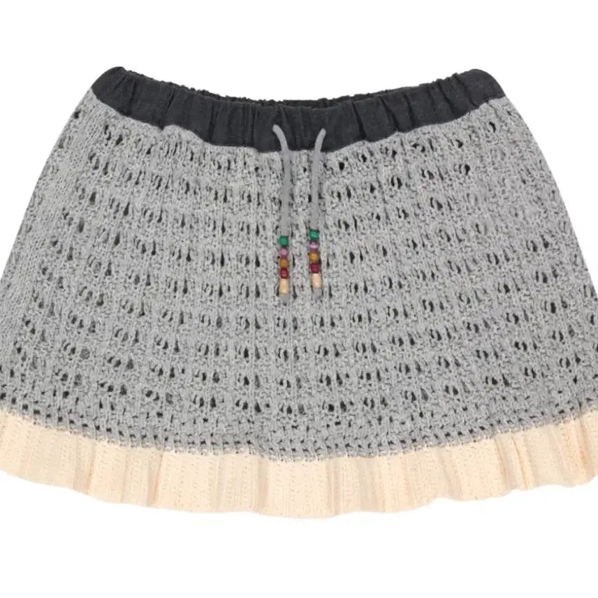 [BUNJANG] Koiseio Layered Knit Skirt / 코이세이오 레이어드 니트 스커트
