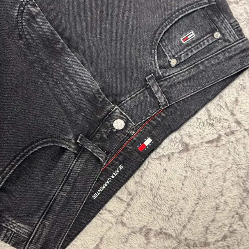 [BUNJANG] Tommy Jeans Skater Carpenter Black Denim 32 / 타미진스 스케이터 카펜터 흑청 32