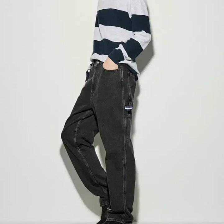 [BUNJANG] Tommy Jeans Skater Carpenter Black Denim 32 / 타미진스 스케이터 카펜터 흑청 32