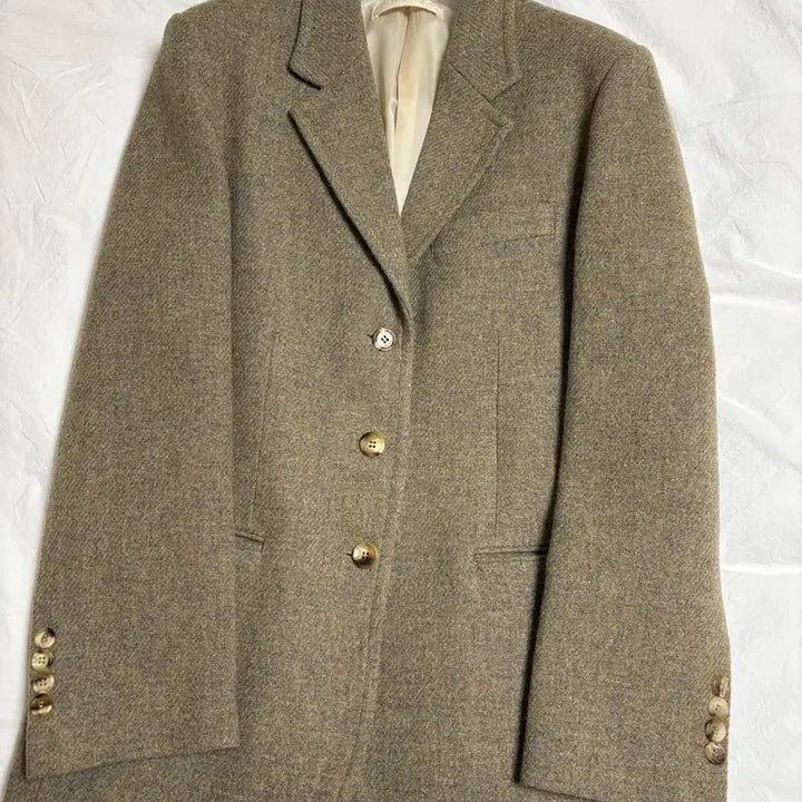 [BUNJANG] MONE Monet Scottish Wool Jacket / 리본빛 MONE 모네 보톤 스코틀랜드 울 자켓