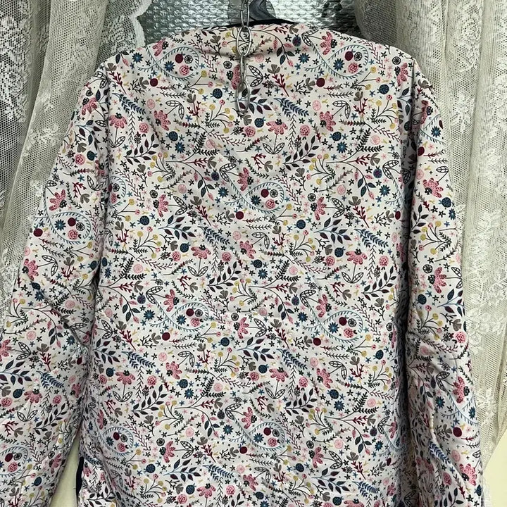 [BUNJANG] Flower Pattern Quilted Jacket / 플라워 패턴 누빔 자켓