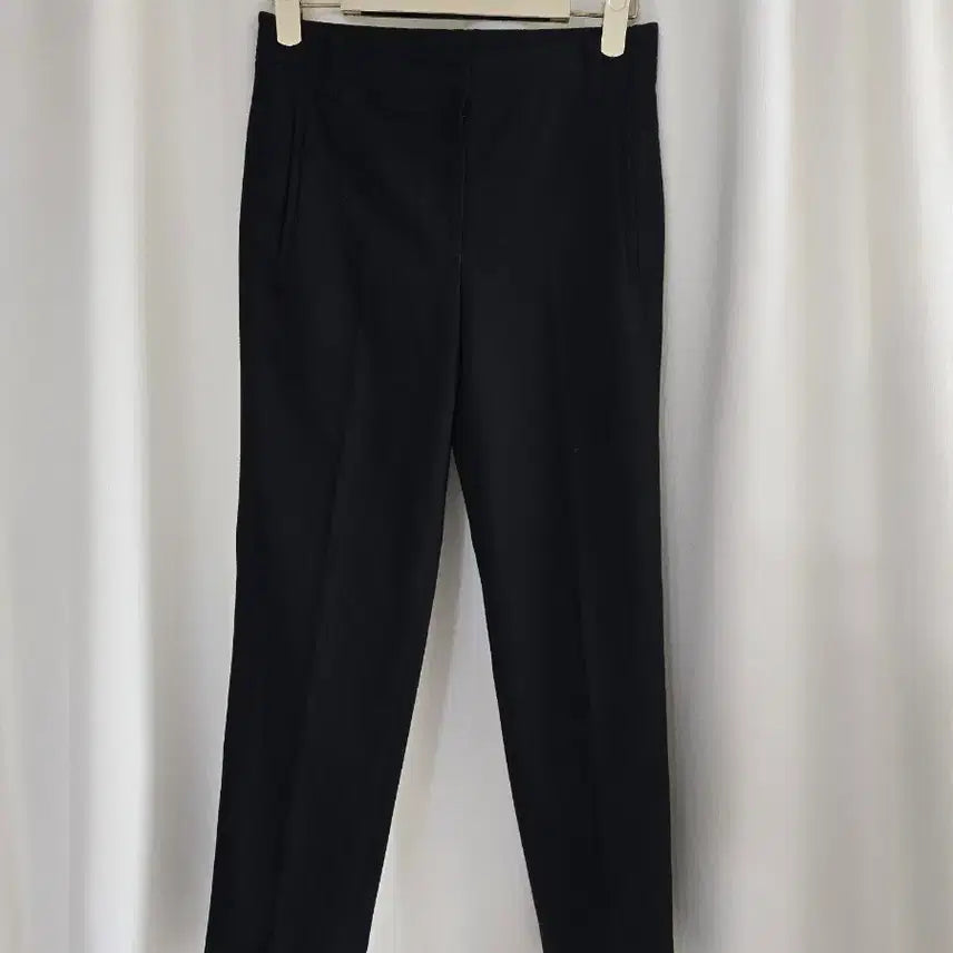 [BUNJANG] SJSJ Black Elastic Waist Slacks / SJSJ 밴딩 블랙 슬랙스