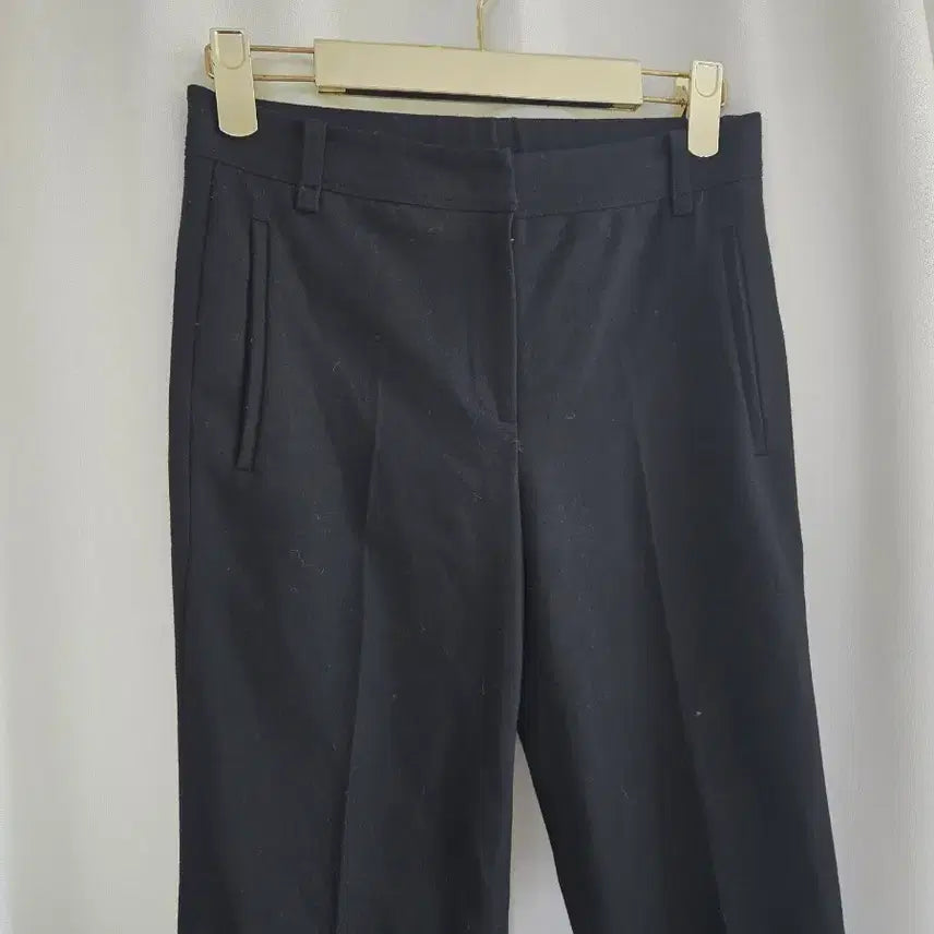[BUNJANG] SJSJ Black Elastic Waist Slacks / SJSJ 밴딩 블랙 슬랙스