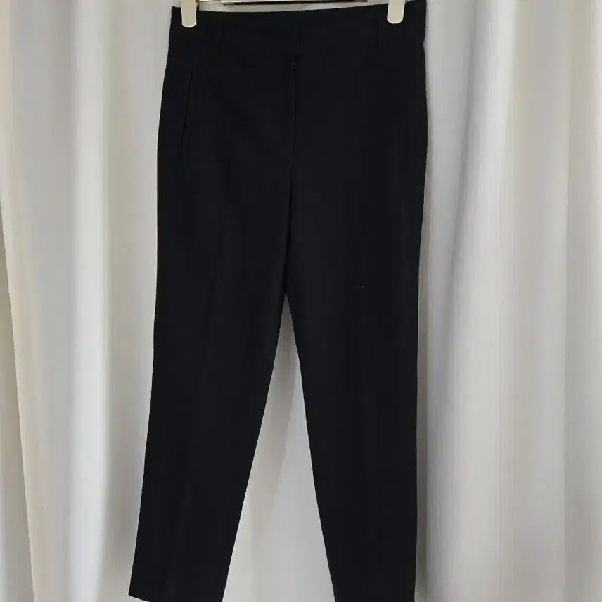 [BUNJANG] SJSJ Black Elastic Waist Slacks / SJSJ 밴딩 블랙 슬랙스
