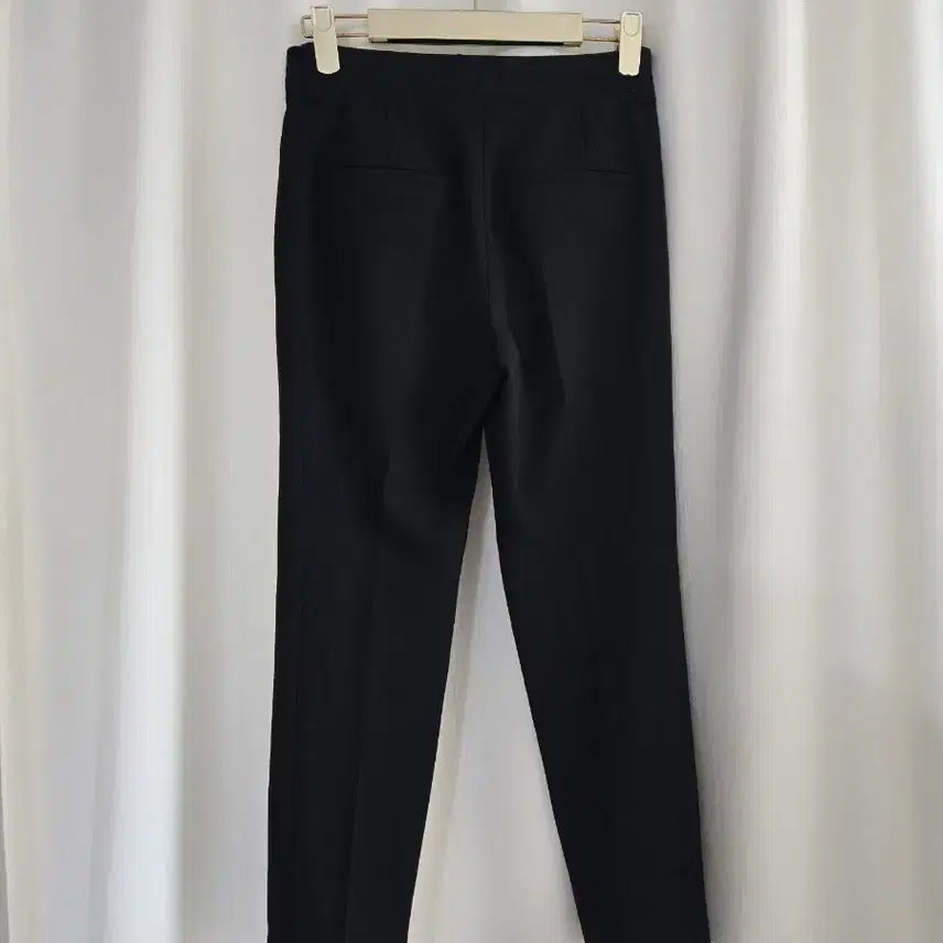 [BUNJANG] SJSJ Black Elastic Waist Slacks / SJSJ 밴딩 블랙 슬랙스