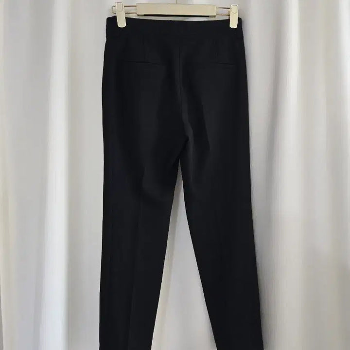 [BUNJANG] SJSJ Black Elastic Waist Slacks / SJSJ 밴딩 블랙 슬랙스