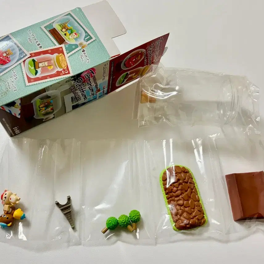 [BUNJANG] Rilakkuma European Journey Re-Ment Terrarium Set / 단종 리락쿠마 테라리움 유럽 여행기분 리멘트 풀박스