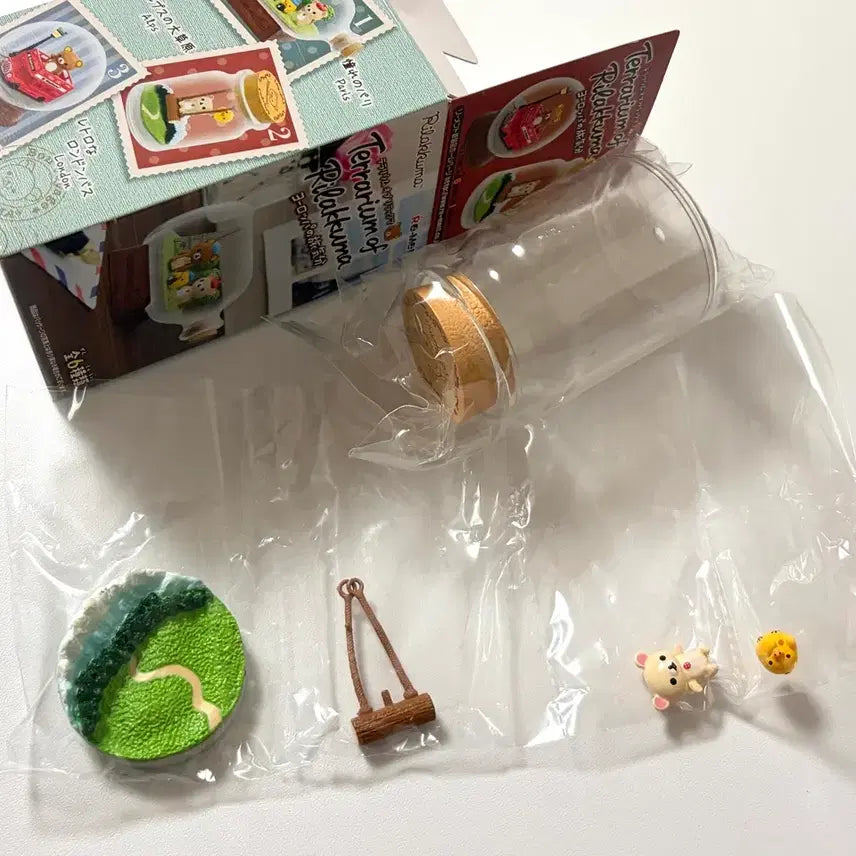 [BUNJANG] Rilakkuma European Journey Re-Ment Terrarium Set / 단종 리락쿠마 테라리움 유럽 여행기분 리멘트 풀박스