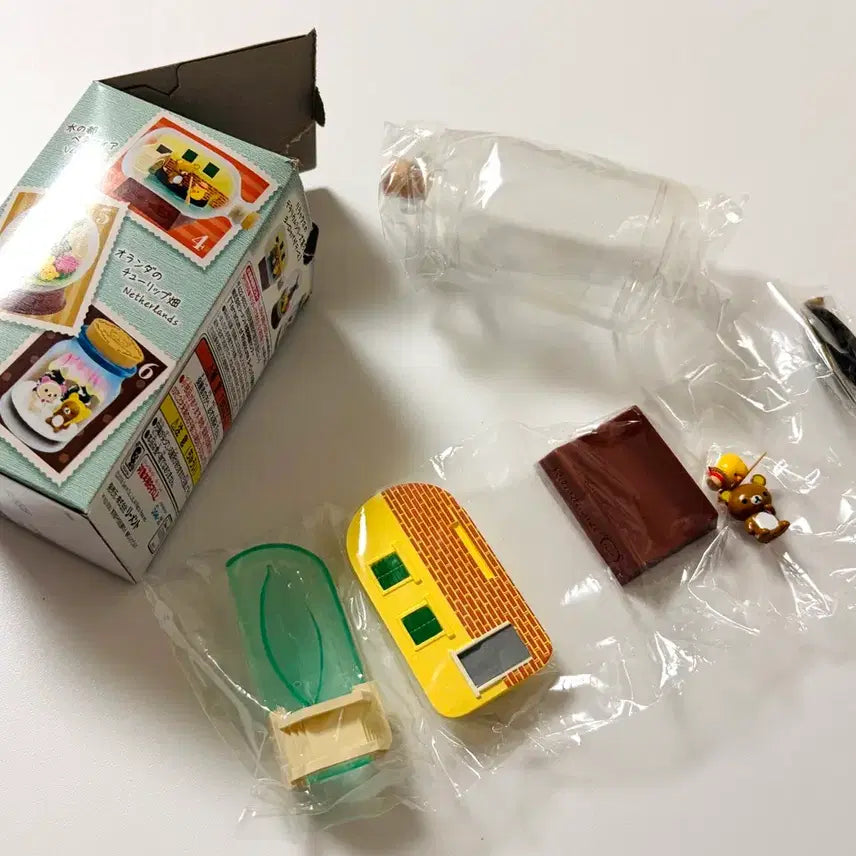 [BUNJANG] Rilakkuma European Journey Re-Ment Terrarium Set / 단종 리락쿠마 테라리움 유럽 여행기분 리멘트 풀박스