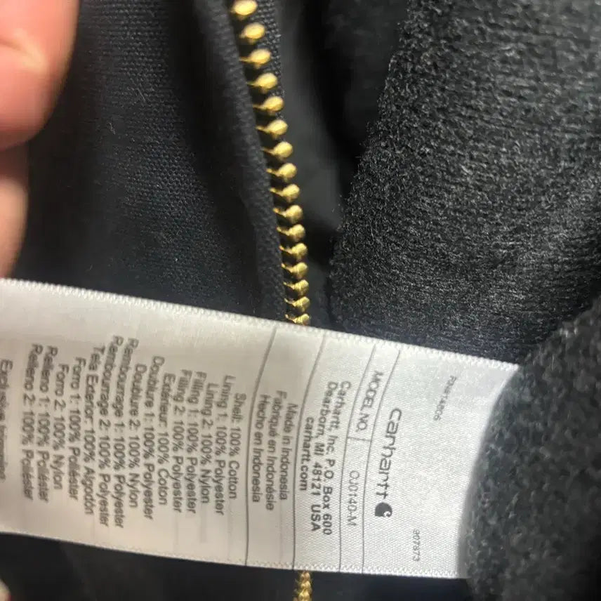 [BUNJANG] Carhartt Active Jacket - Black - L / 칼하트 액티브 자켓 L