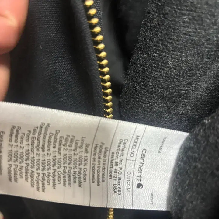 [BUNJANG] Carhartt Active Jacket - Black - L / 칼하트 액티브 자켓 L