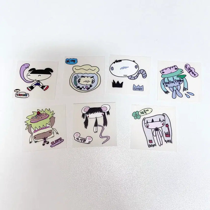 [BUNJANG] Narak 1st Edition Pp-Seal Sticker Set / 나락님 띠부띠부씰 1탄 양도 나락님 스티커 다꾸 띠부씰