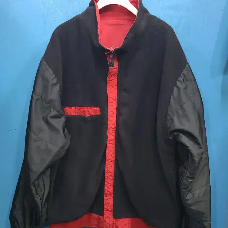 [BUNJANG] WHITE SIERRA Vintage Fleece Windbreaker Jacket / 일본빈티지 후리스바람막이like고프코어