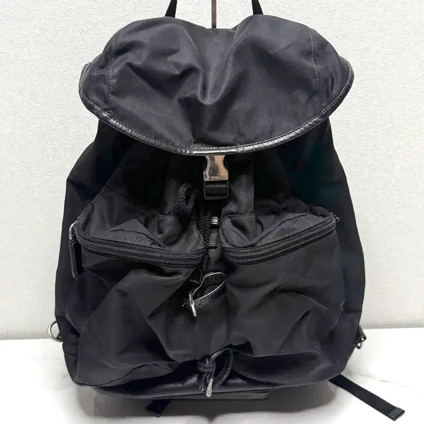 [BUNJANG] Prada Nylon Saffiano Leather Backpack / 프라다 나일론 사피아노 레더 백팩