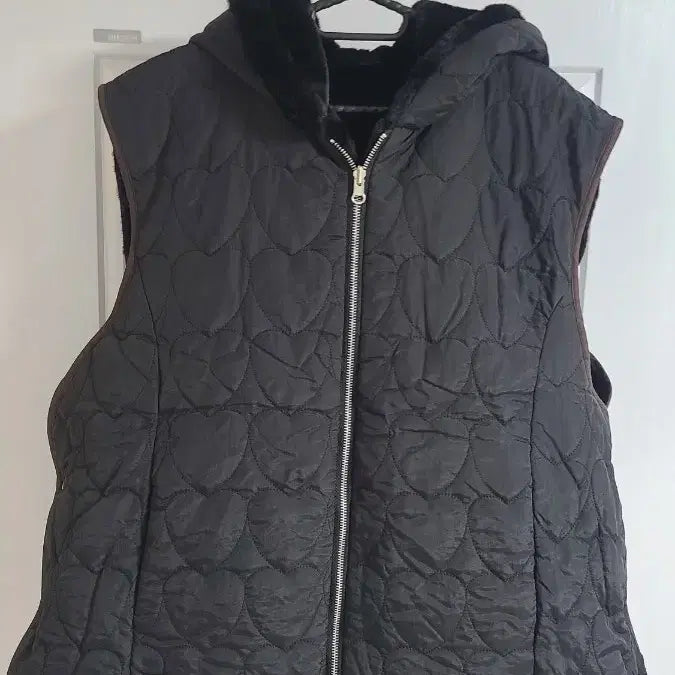 [BUNJANG] Reversible Mink Quilted Vest (88-99) / 새상품 빅사이즈 리버시블 밍크 누빔조끼(88-99)