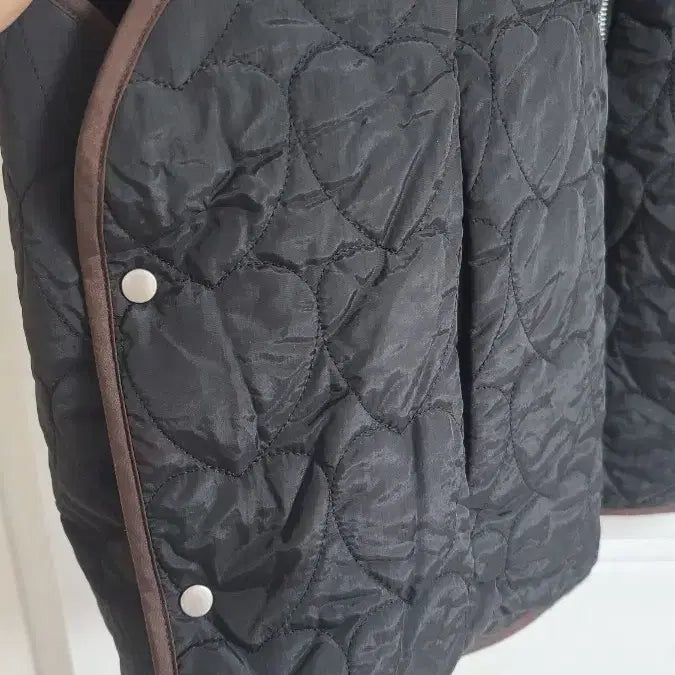 [BUNJANG] Reversible Mink Quilted Vest (88-99) / 새상품 빅사이즈 리버시블 밍크 누빔조끼(88-99)