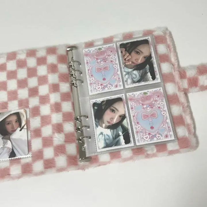 [SOLD OUT] [A5핑크화이트 결제창] 무브온투 뽀송바인더 털 바인더 포카바인더
