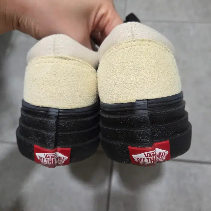 [BUNJANG] Vans Old Skool Black Sole Platform Shoes / 반스 올드스쿨 블랙솔 플랫폼 225mm