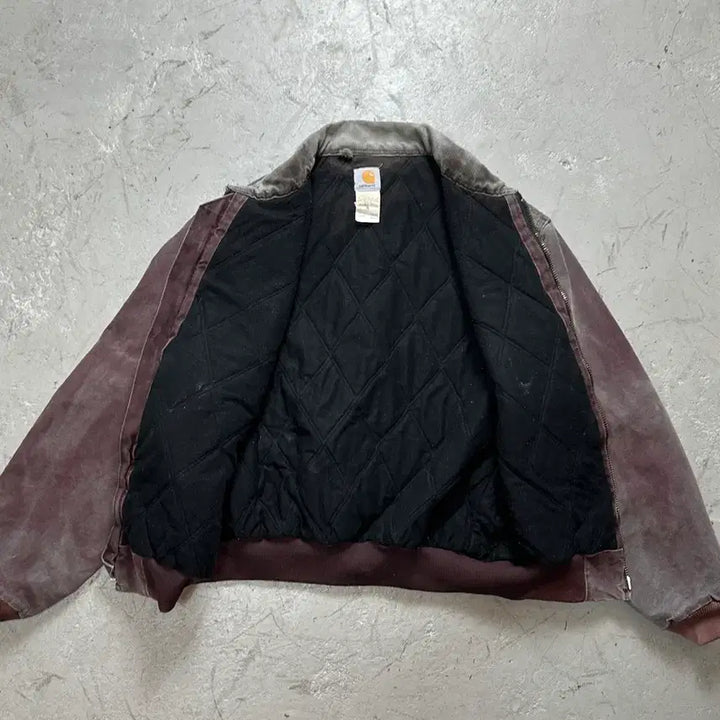 [BUNJANG] Carhartt J14 BRG Santa Fe Jacket / [2XL] 90's USA 칼하트 J14 BRG 칼하트 버건디 디트로이트