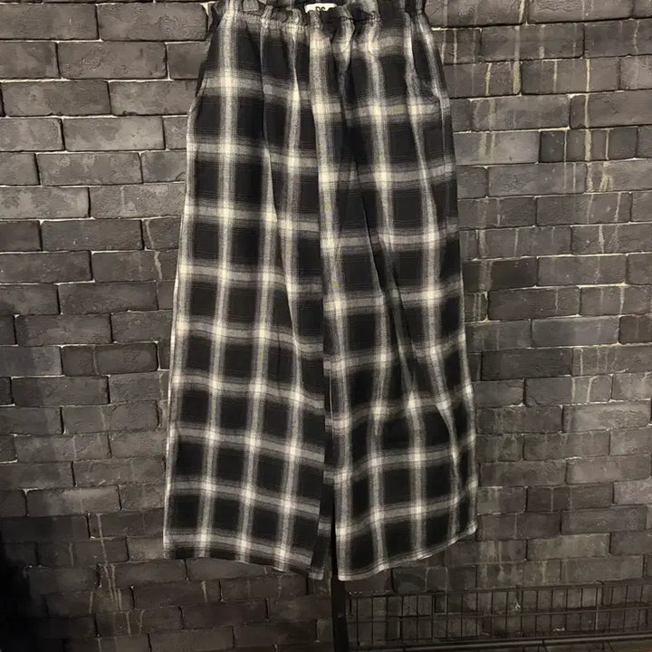[SOLD OUT] [중고/free] 남자 체크 고무줄밴드 체크바지