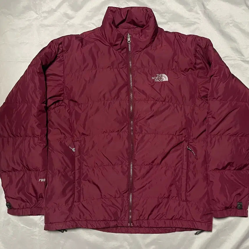 [BUNJANG] The North Face 700 Burgundy Lightweight Puffer Jacket XL / 노스페이스 700 버건디 경량패딩 XL 105