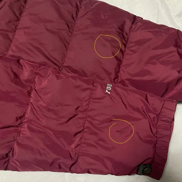 [BUNJANG] The North Face 700 Burgundy Lightweight Puffer Jacket XL / 노스페이스 700 버건디 경량패딩 XL 105