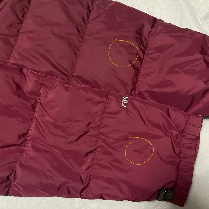 [BUNJANG] The North Face 700 Burgundy Lightweight Puffer Jacket XL / 노스페이스 700 버건디 경량패딩 XL 105