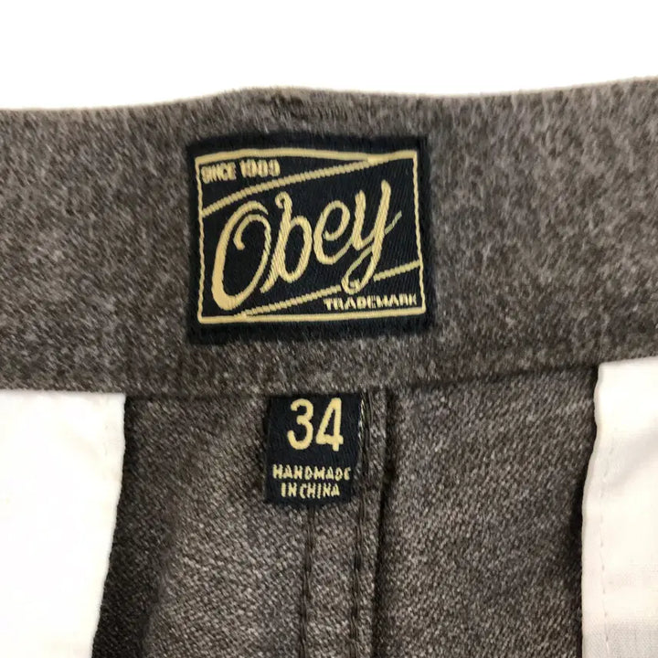 [BUNJANG] Obey Crop Cotton Chino Pants / Obey 오베이 크롭 코튼치노팬츠 34 인치