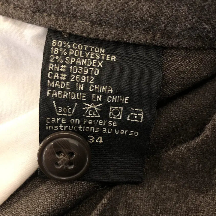 [BUNJANG] Obey Crop Cotton Chino Pants / Obey 오베이 크롭 코튼치노팬츠 34 인치