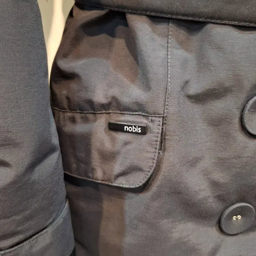 [BUNJANG] Nobis Navy Fox Fur Duck Down Padded Jacket / 노비스 네이비 폭스 퍼 덕다운패딩