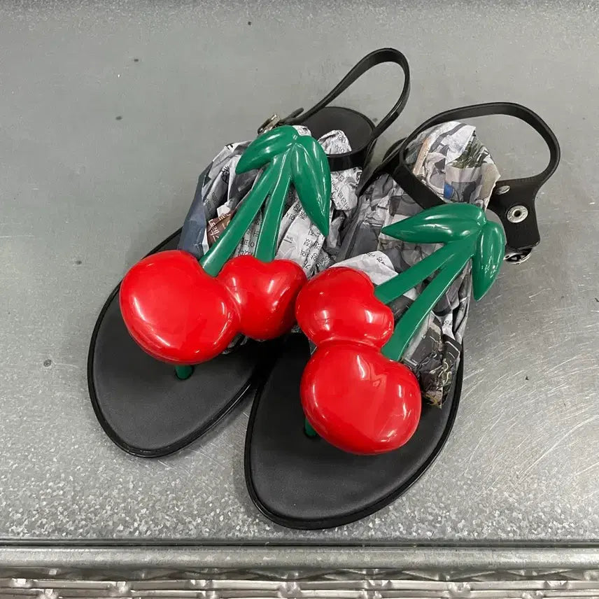 [BUNJANG] Melissa Cherry Jelly Shoes / 멜리사 체리 젤리슈즈 (gr-3795)