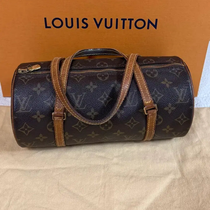 [BUNJANG] Louis Vuitton Papillon Monogram Tote Bag / 루이비통 파피용 26 모노그램 원통형 토트백(오늘만 이 할인 가격!!)