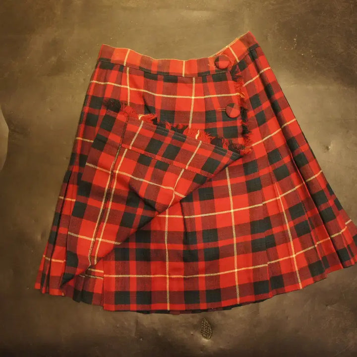 [BUNJANG] Vintage Plaid Mini Skirt / 2115미니스커트 미니치마 주름치마 체크치마 빈티지스커트 롱스커트 롱치마