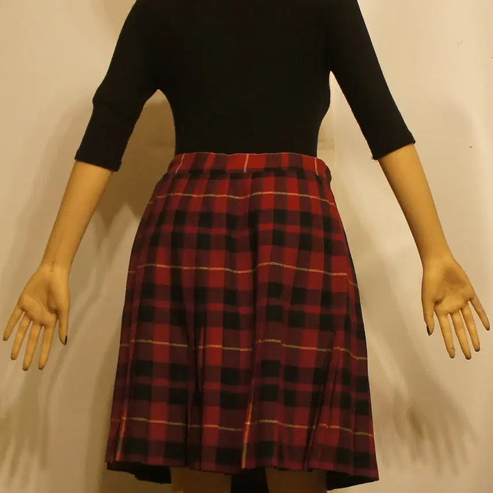 [BUNJANG] Vintage Plaid Mini Skirt / 2115미니스커트 미니치마 주름치마 체크치마 빈티지스커트 롱스커트 롱치마
