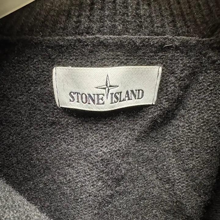 [BUNJANG] Stone Island Zip-up Knit Sweater / 스톤아일랜드 집업 니트