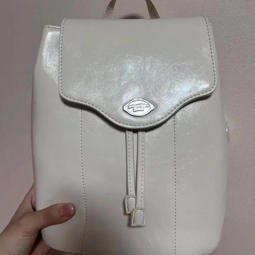 [BUNJANG] Somewherebut Fleple Backpack Cream / 새상품 썸웨어버터 fle플레 백팩 크림