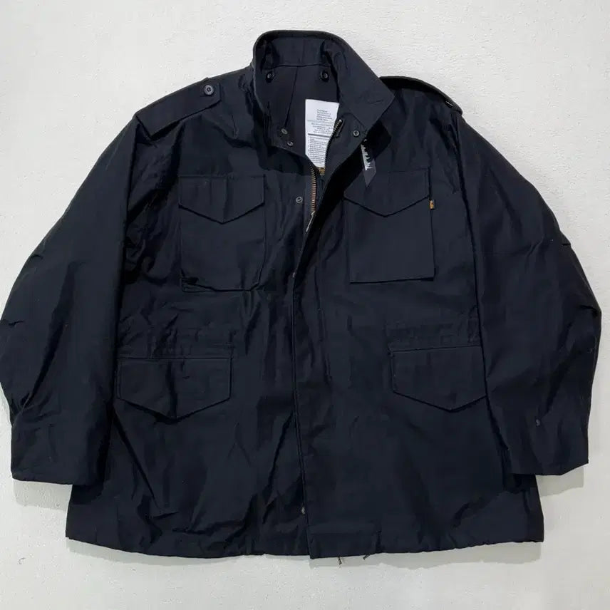 [BUNJANG] Alpha Industries M65 Field Jacket Black XXL-Regular / 알파인더스트리 M65 필드자켓 블랙 XXL-레귤러