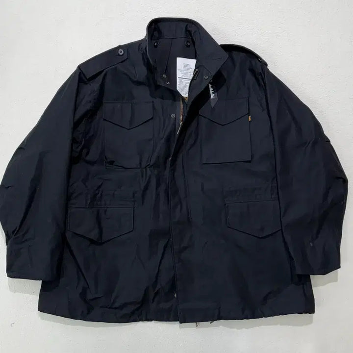 [BUNJANG] Alpha Industries M65 Field Jacket Black XXL-Regular / 알파인더스트리 M65 필드자켓 블랙 XXL-레귤러