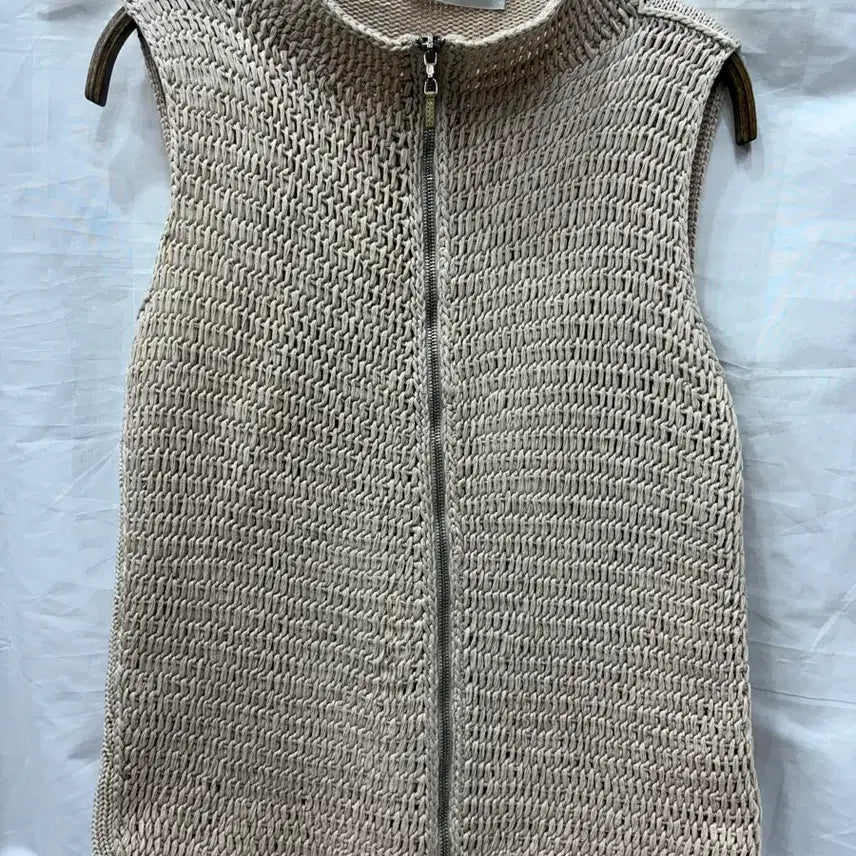 [BUNJANG] Brunello Cucinelli Knit Vest Beige M / 브루넬로 쿠치넬리 니트 조끼M/55사이즈(정품)