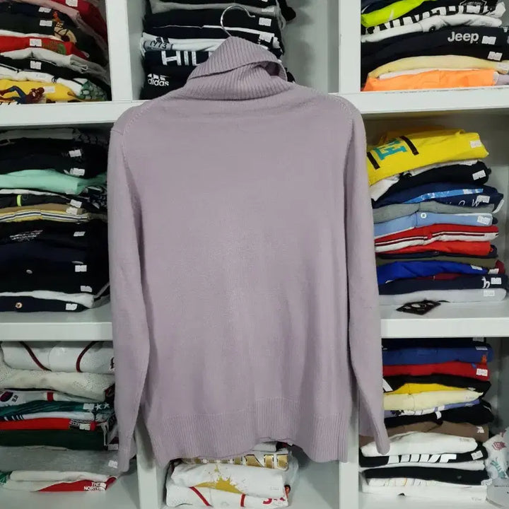 [BUNJANG] Free Turtleneck Sweater / 연보라색 터틀넥 니트 스웨터 Free