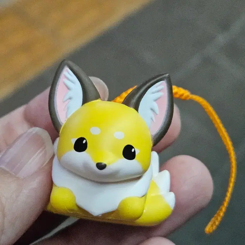 [BUNJANG] Cute Fox Gumiho Doll Bell Keychain / 귀여운 여우.구미호 인형 방울키링