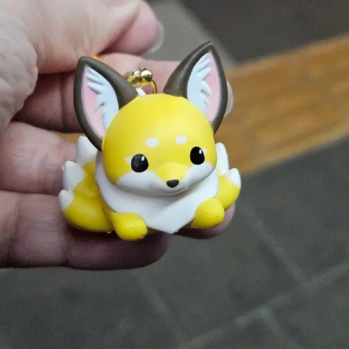 [BUNJANG] Cute Fox Gumiho Doll Bell Keychain / 귀여운 여우.구미호 인형 방울키링
