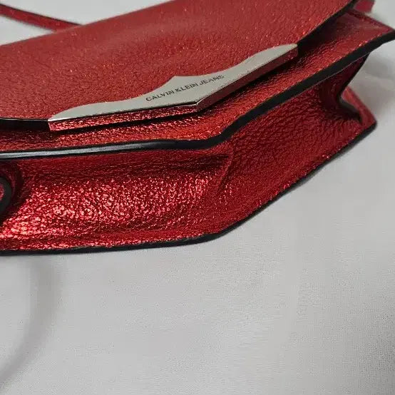 [BUNJANG] Calvin Klein Jeans Red Crossbody Mini Bag / 캘빈클라인 진 레드 크로스백 미니백