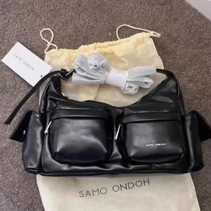 [BUNJANG] Sei Miondo Black Shoulder Bag / 세이모온도 블랙 숄더백 가방