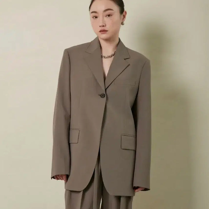 [BUNJANG] WMM One Button Loose Fit Jacket / 오르 WMM 으므므 원버튼 루즈핏 자켓 링서울 온앤온