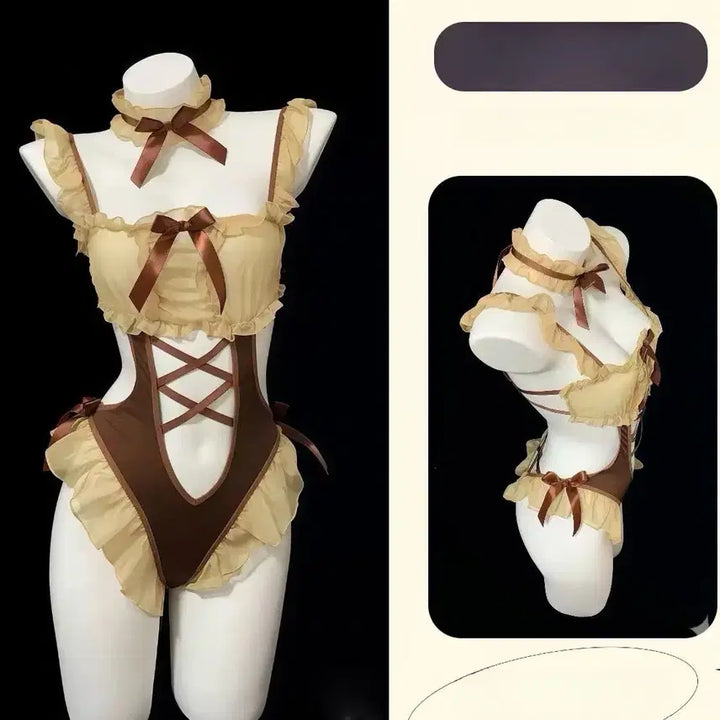 [BUNJANG] Cosplay Maid Body Suit / 코스프레 메이드복 바디수트