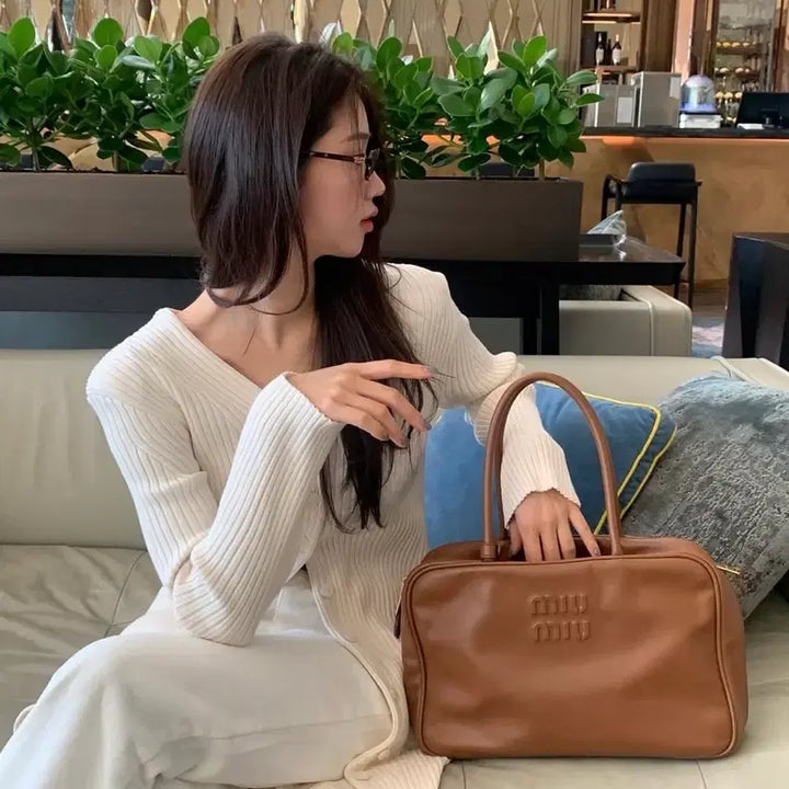 [BUNJANG] Miu Miu Large Bo Bag Cognac / (예약금)미우미우 보백 라지 꼬냑
