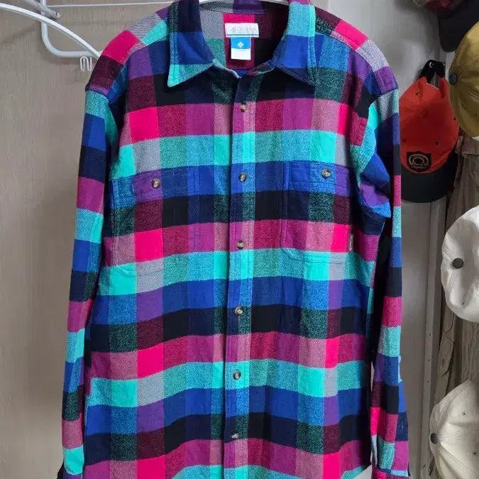 [BUNJANG] Columbia Heavy Flannel Check Shirt L / 컬럼비아 헤비플란넬 체크 셔츠 L